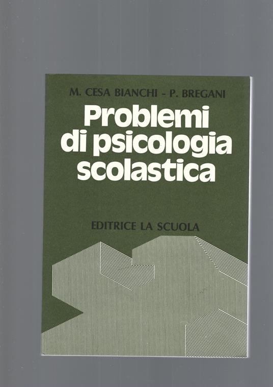 Problemi Di Psicologia Scolastica - copertina