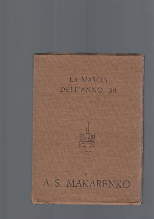 La Marcia Dell' Anno '30 - copertina