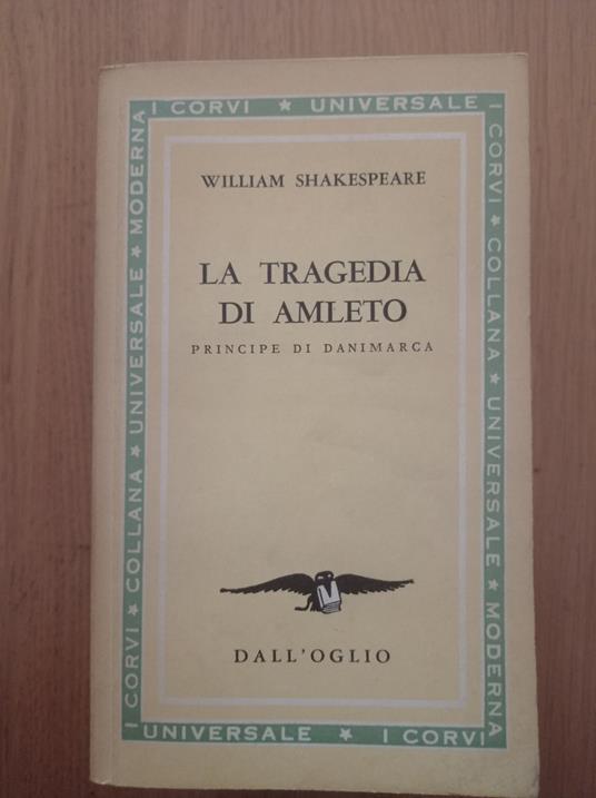 La tragedia di Amleto Principe di Danimarca - William Shakespeare - copertina