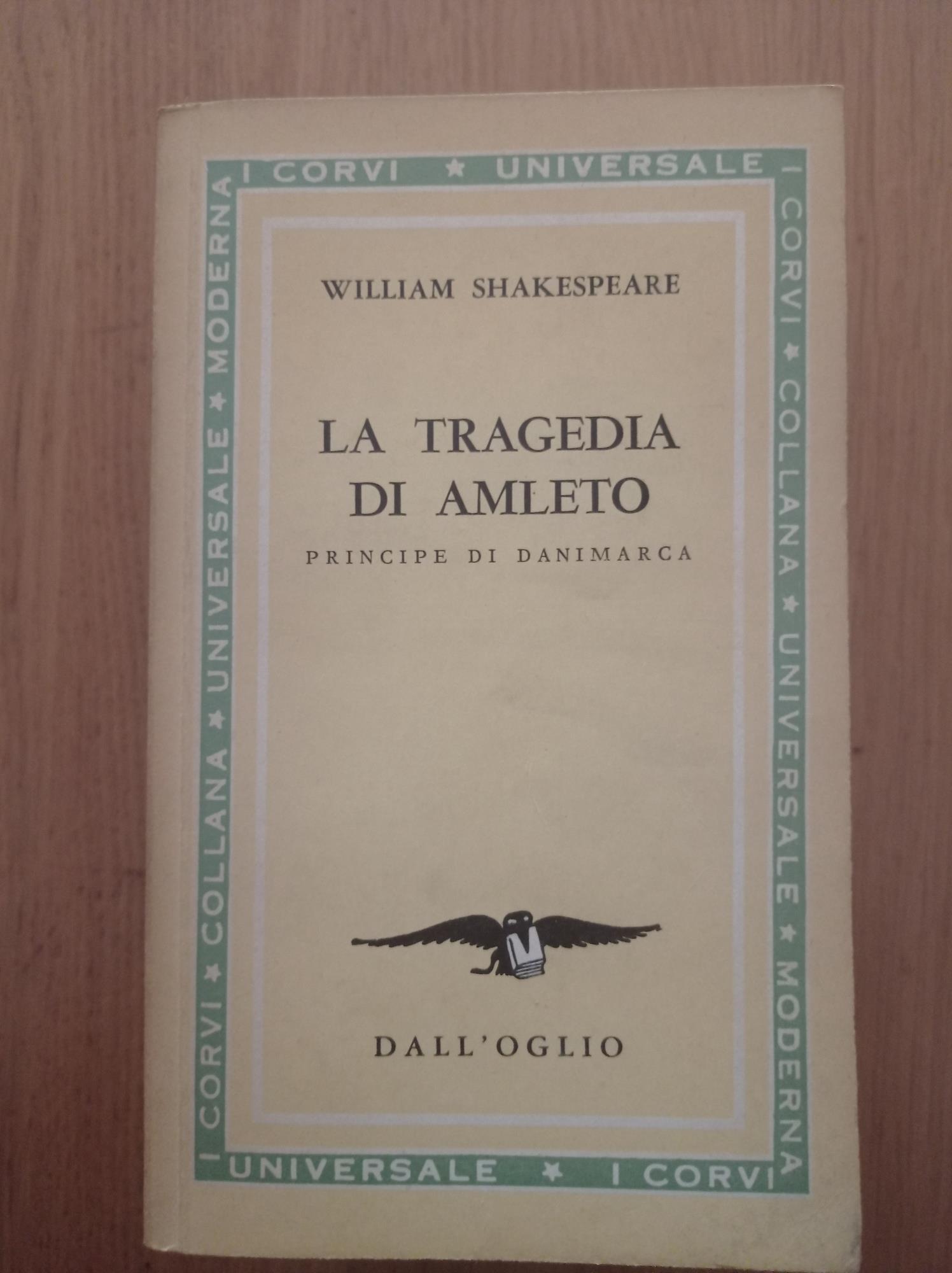 La tragedia di Amleto Principe di Danimarca