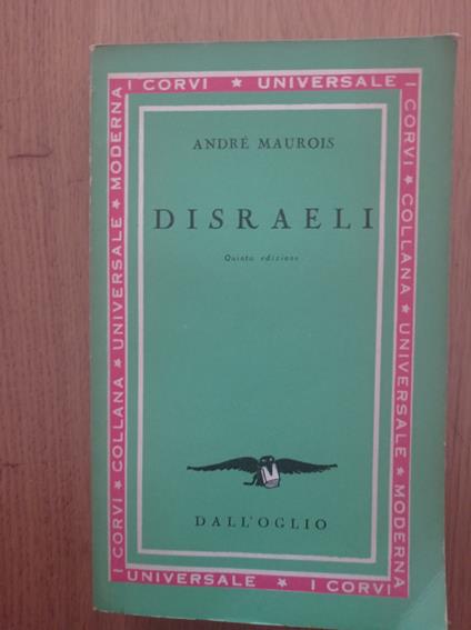 Disraeli - André Maurois - copertina