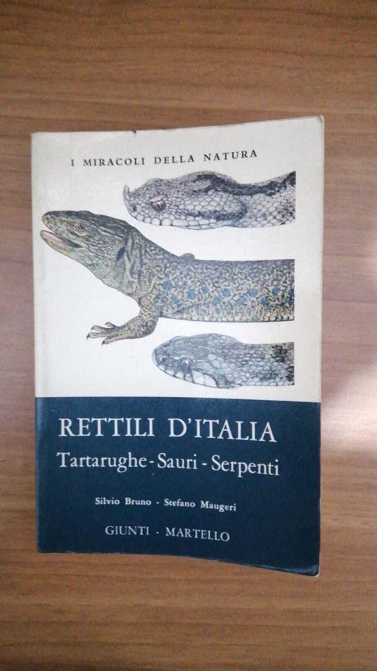 Rettili d'Italia : Tartarughe- Sauri - Serpenti, - copertina