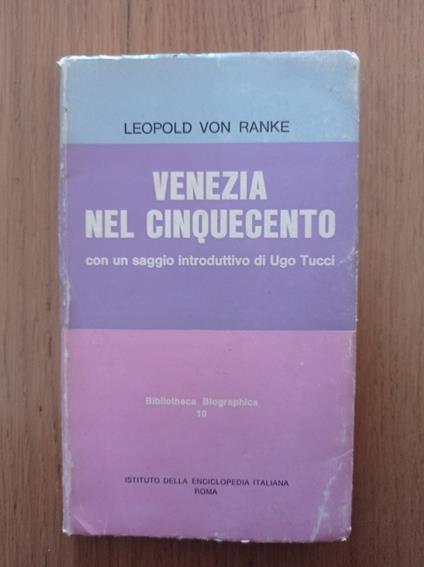 Venezia nel Cinquecento - Leopold von Ranke - copertina