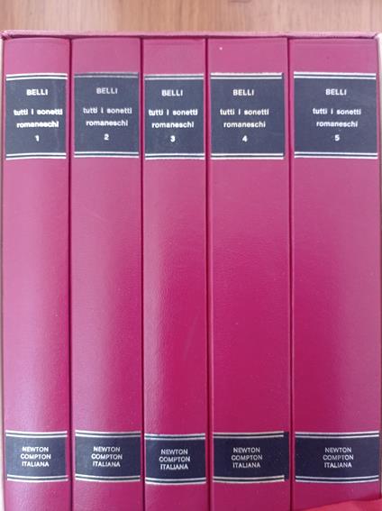Tutti i sonetti romaneschi - Bell - copertina