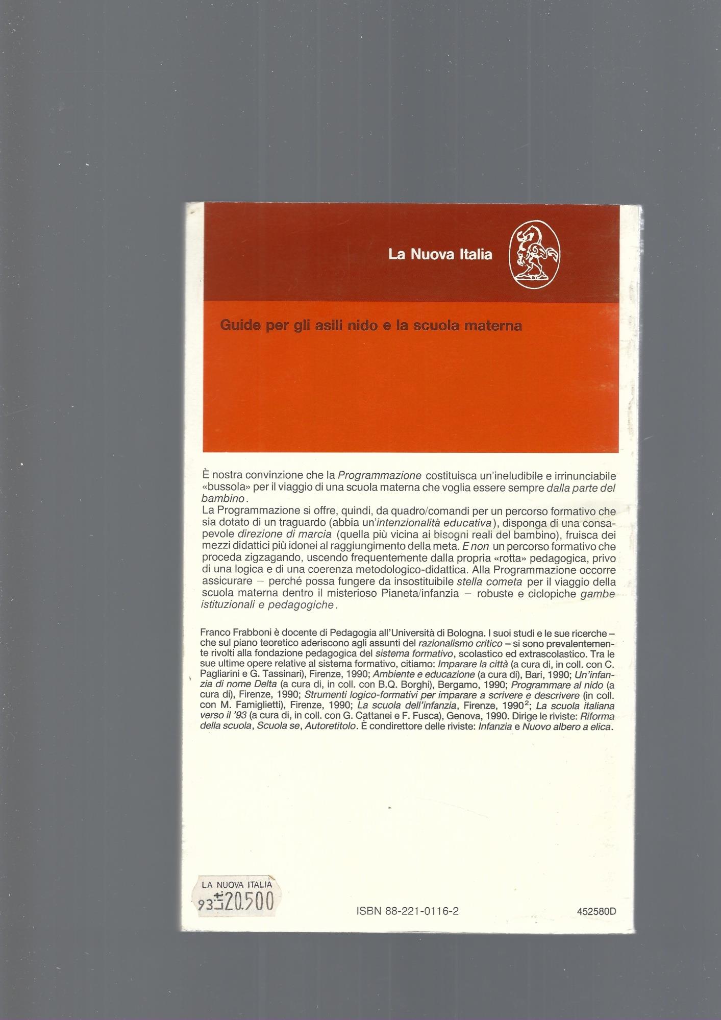 La Programmazione Nella Scuola Materna