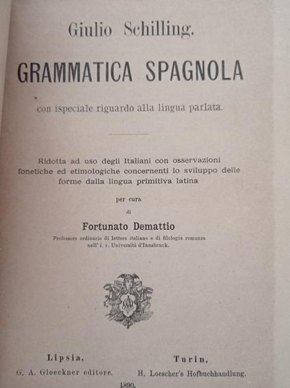 Grammatica Spagnola - copertina