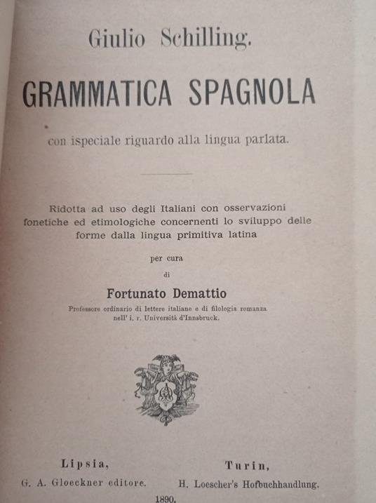 Grammatica Spagnola - copertina