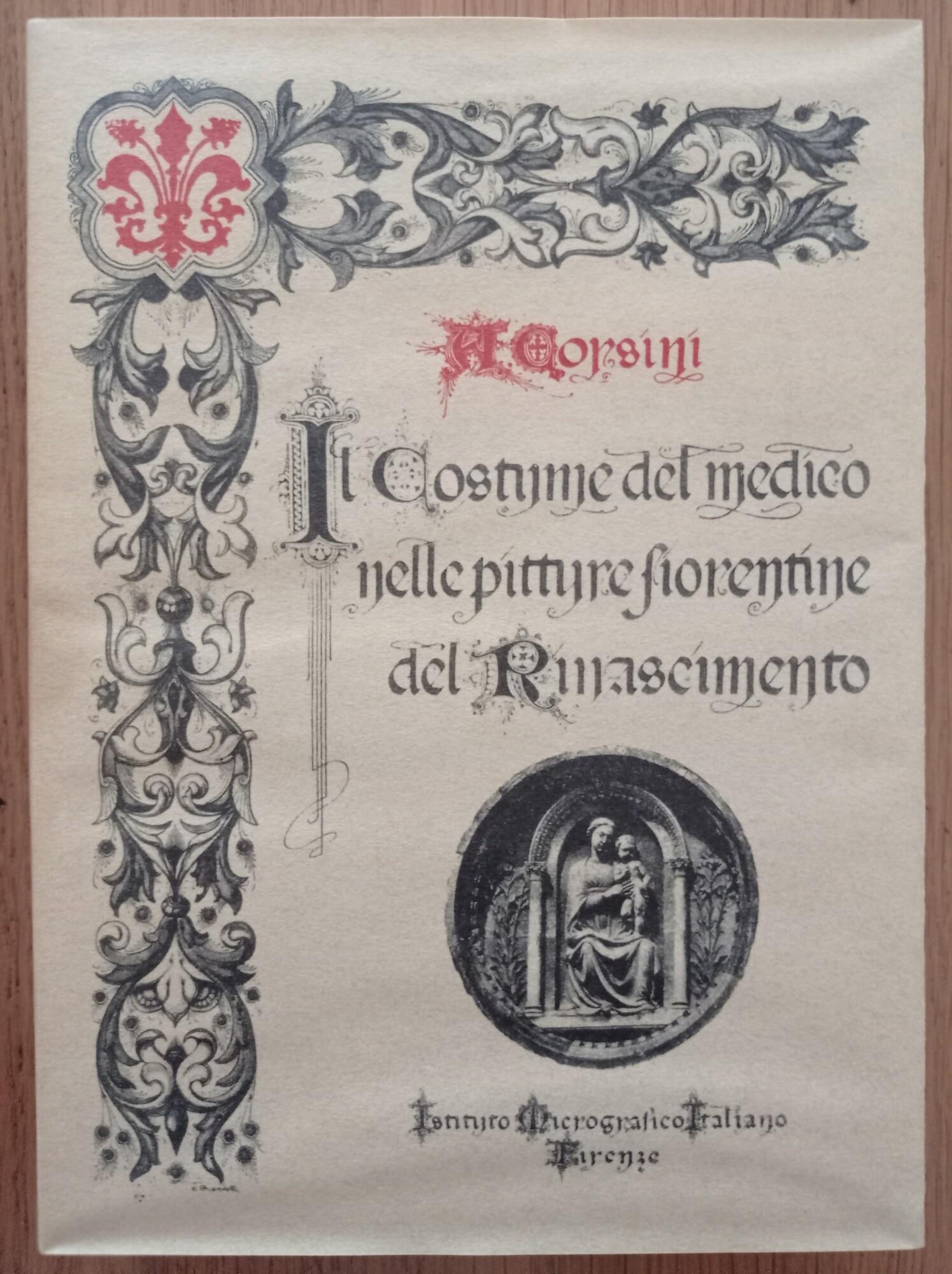 Il costume del medico nelle pitture fiorentine del Rinascimento