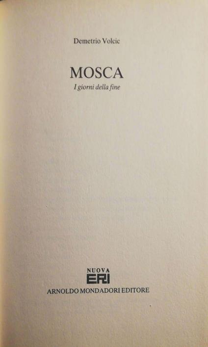 Mosca - Demetrio Volcic - copertina