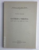 Raterio e Verona. Qualche aspetto di vita cittadina nel X secolo
