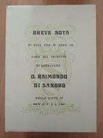 Breve nota di quel che si vede in casa del principe di Sansevero