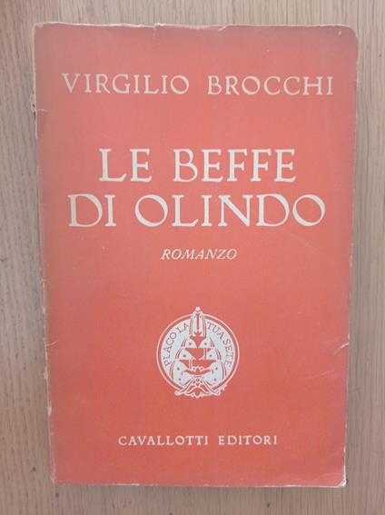 Le beffe di Olindo - Virgilio Brocchi - copertina
