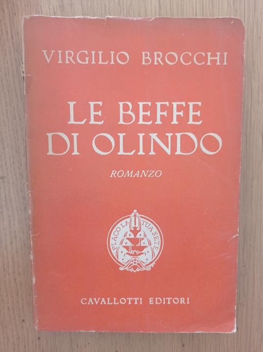 Le beffe di Olindo - Virgilio Brocchi - copertina
