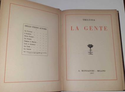 La gente - Trilussa - copertina