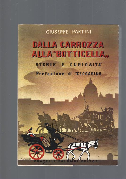 Dalla Carrozza Alla "Botticella" - Giuseppe Parini - copertina