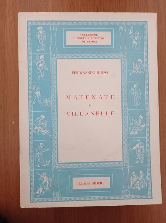 Matenate e villanelle - Ferdinando Russo - copertina