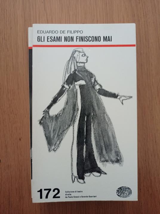 Gli esami non finiscono mai - Eduardo De Filippo - copertina