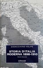 Storia d'Italia moderna 1898-1910. Volume secondo