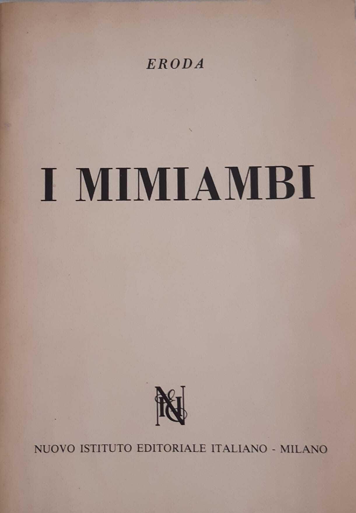 I mimiambi