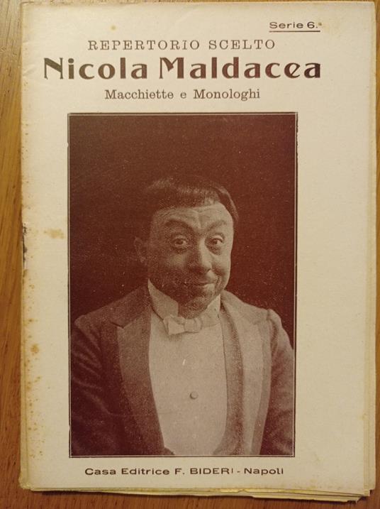 Nicola Maldacea Macchiette e Monologhi - copertina