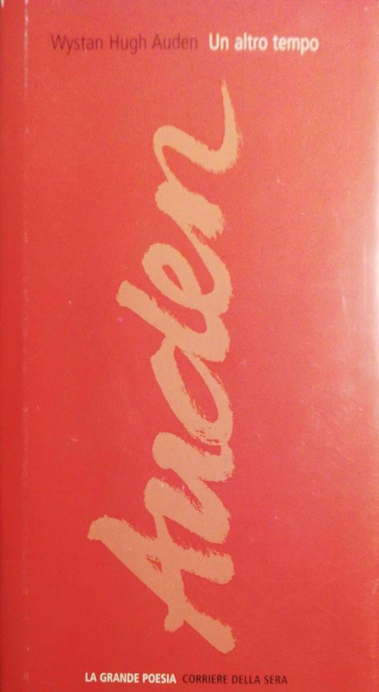 Un altro tempo - Wystan Hugh Auden - copertina