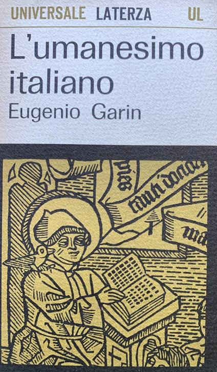 L' umanesimo italiano - Eugenio Garin - copertina