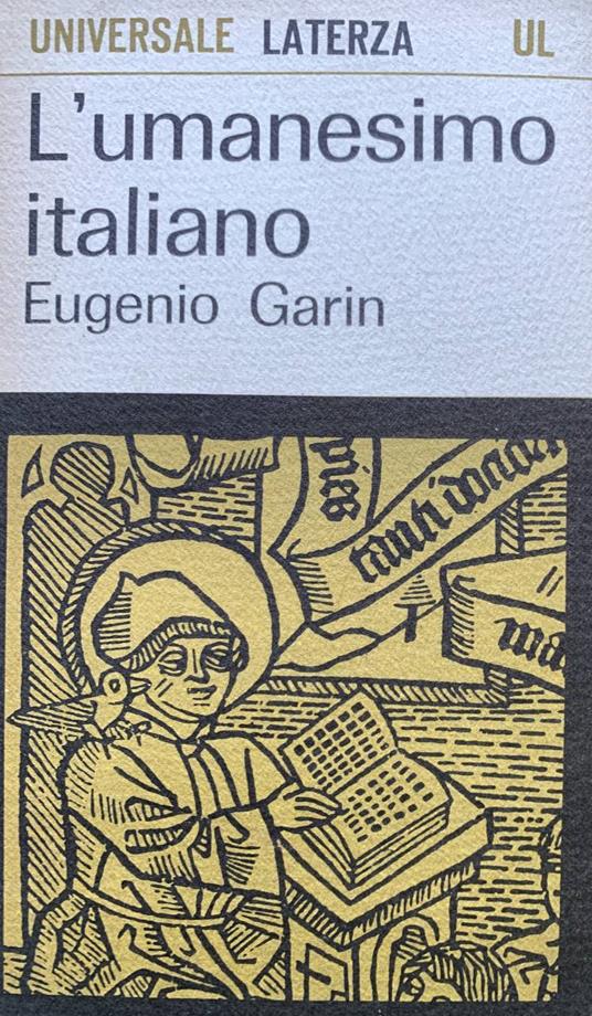 L' umanesimo italiano - Eugenio Garin - copertina