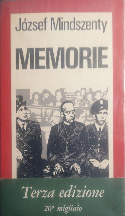 Memorie - József Mindszenty - copertina