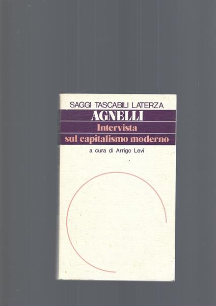 Intervista Sul Capitalismo Moderno - Giovanni Agnelli - copertina