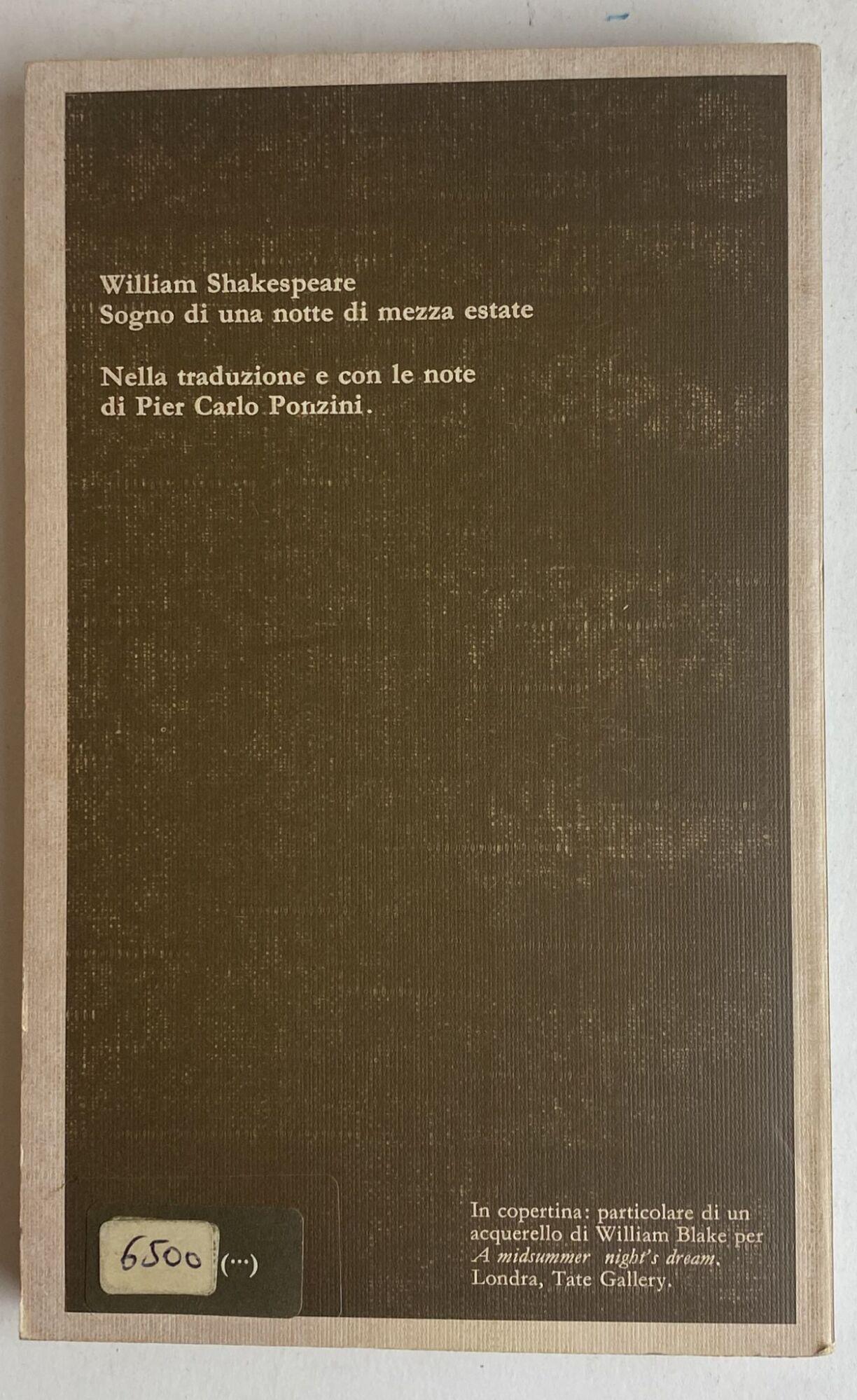 Sogno di una notte di mezza estate