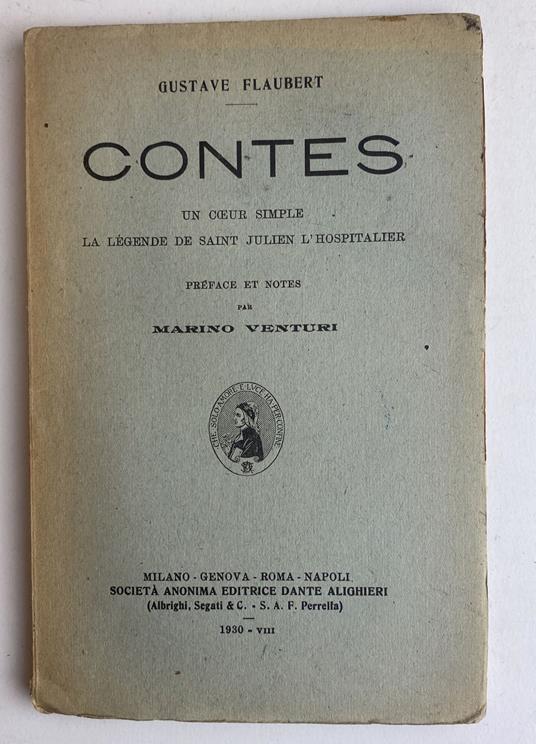 Contes - Gustave Flaubert - copertina