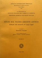Studi sul vicino Oriente Antico dedicati alla memoria di Luigi Cagni. Volume IV