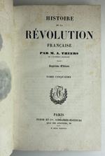Histoire de la Revolution française. Tome cinquieme
