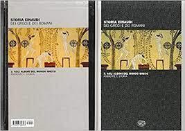 Storia Einaudi dei Greci e dei Romani, n. 3. Agli albori del mondo greco - Salvatore Settis - copertina