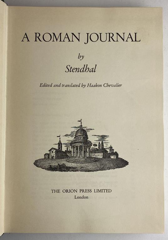 A Roman Journal by Stendhal - Stendhal - copertina