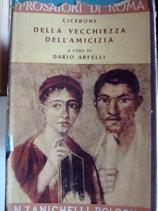 Della vecchiezza dell'amicizia - M. Tullio Cicerone - copertina