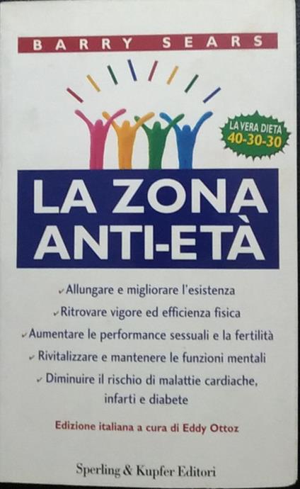 La Zona anti-età - Barry Sears - copertina