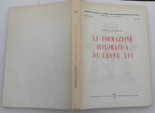 La formazione diplomatica di Leone XII - Raffaele Colapietra - copertina