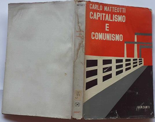 Capitalismo e comunismo - Carlo Matteotti - copertina
