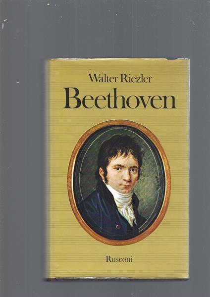Beethoven - Walter Riezler - copertina