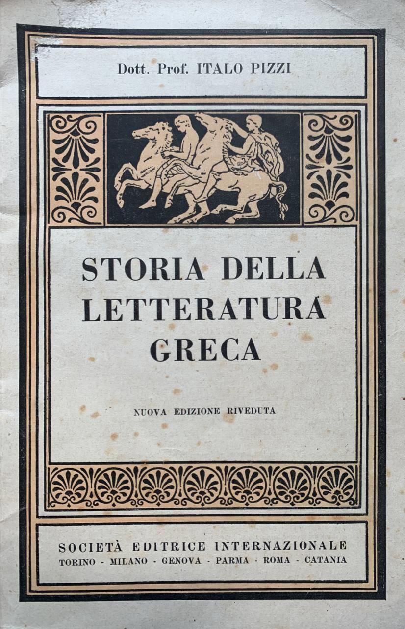 Storia della letteratura greca