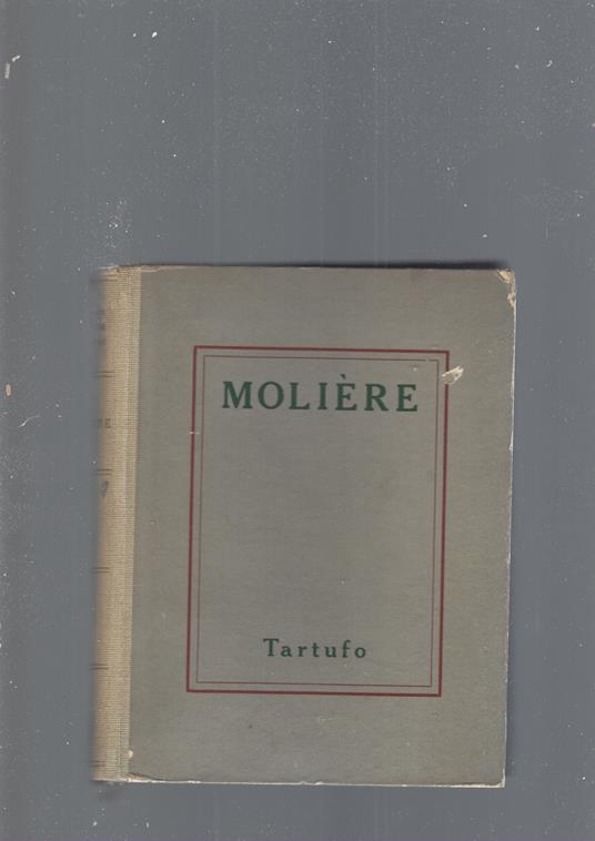 Tartufo - Il Malato Immaginario - Molière - copertina