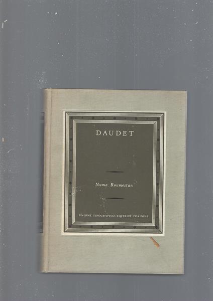 Numa Roumestan - Alphonse Daudet - copertina
