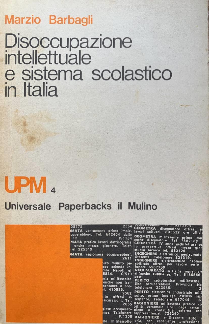 Disoccupazione intellettuale e sistema scolastico in Italia