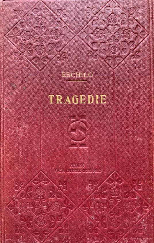Tragedie - Eschilo - copertina
