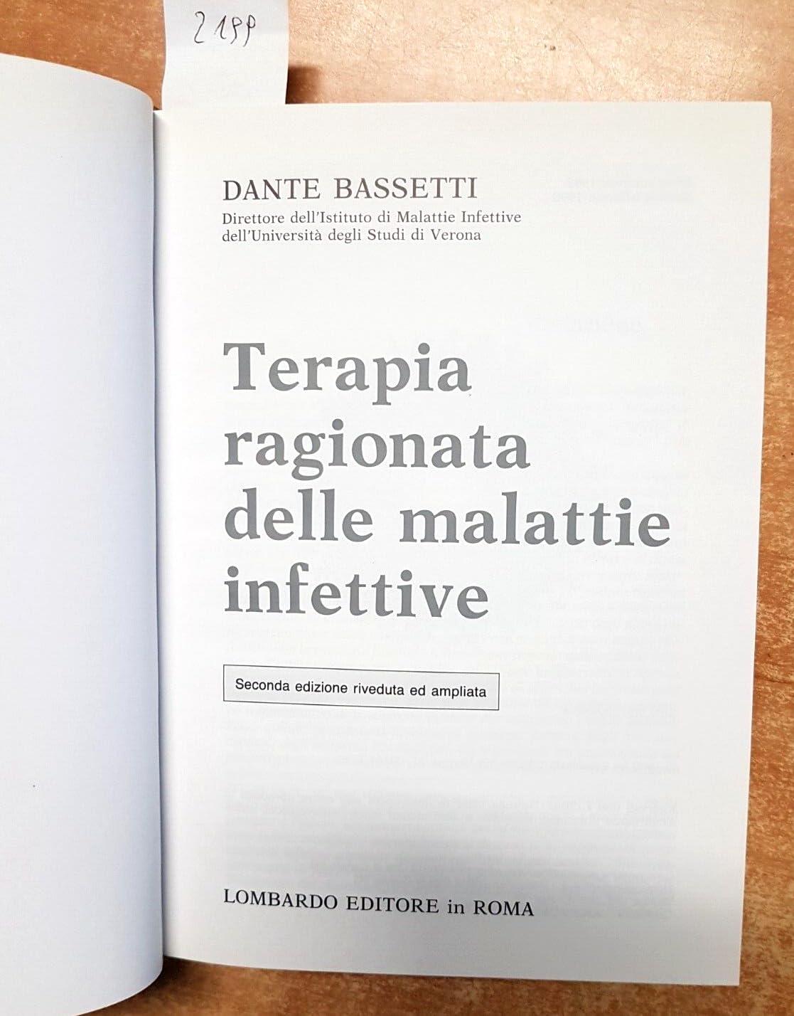Terapia ragionata della malattie infettive