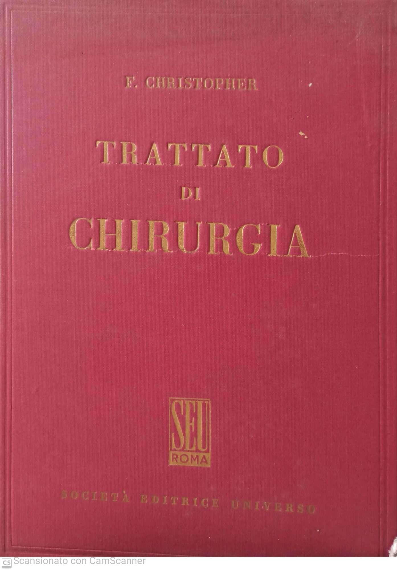 Trattato di chirurgia. Volume 1