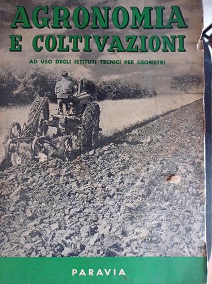 Agronomia e coltivazioni - P. Luigi Ghisleni - copertina