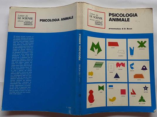 Psicologia animale. Letture da LE SCIENZE - Daniel Bovet - copertina