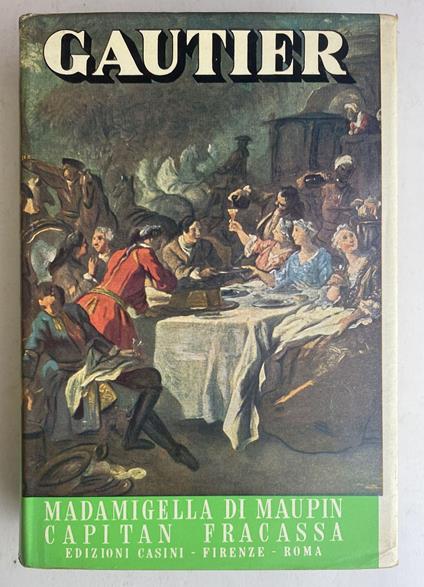Madamigella di Maupin - Capitano Fracassa - Gautier - copertina
